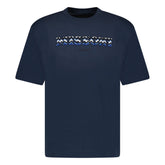MISSONI CHEST WRITING LOGO T-SHIRT NAVY