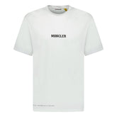 MONCLER WRITING LOGO T-SHIRT WHITE