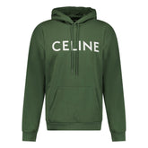 WRITING LOGO DESIGN HOODIE GREEN