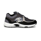 TWEED CC LOGO RUNNER GREY / BLACK TRAINERS