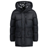 BURBERRY HAWORTH MID LENGTH PUFFER JACKET BLACK