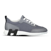 HERMES BOUNCING SNEAKER DARK GREY MESH / LEATHER