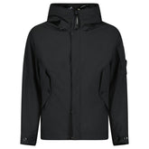 CP COMPANY SHELL-R-GOGGLE TECHNICAL JACKET BLACK
