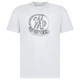 MONCLER SKETCH EMBROIDERY T-SHIRT WHITE