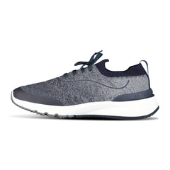 BRUNELLO CUCINELLI STRETCH-KNIT SNEAKERS NAVY