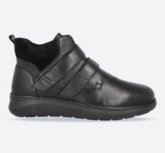 Men's Wide Fit DB Solomon Boots - Black Lea / Suede
