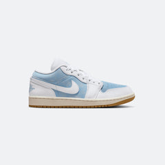 W Jordan 1 Low "Worn Blue"