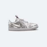 W Jordan 1 Low MM V3 "Metallic Silver"