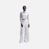 W Nike Kobe L/S Crop Top - Sail