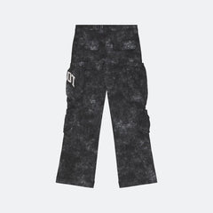 Honor The Gift Twill Cargo Wide Leg Pant-Black