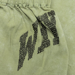 Honor The Gift Twill Cargo Wide Leg Pant - Green