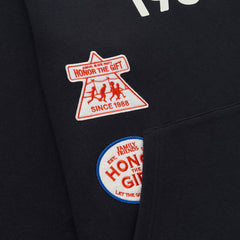 Honor The Gift Patchwork Party Hoodie - Black
