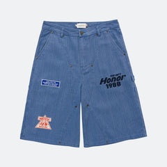 Honor The Gift Twill Carpenter Shorts - Blue