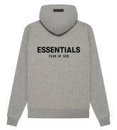 FEAR OF GOD ESSENTIALS PULL-OVER HOODIE DARK OATMEAL HOODIE