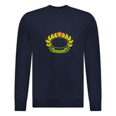 BURBERRY ADDISCOMBE CREST LOGO SWEATSHIRT NAVY