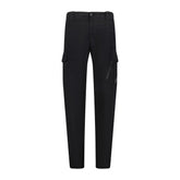 CP COMPANY Stretch Sateen Zip Pocket Cargo Pants Black