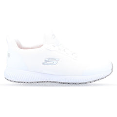 Men's Wide Fit Skechers 200051EC Squad Sr Myton Trainers - White