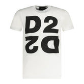 DSQUARED2 'D2' Mirror Logo T-Shirt White