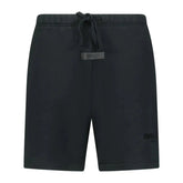FEAR OF GOD ESSENTIALS COTTON SHORTS BLACK