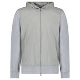 GRAN SASSO HOODED ZIP-UP JACKET IN GREY