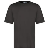 GRAN SASSO PURE COTTON T-SHIRT IN DARK GREY