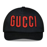 GUCCI LOGO CAP BLACK