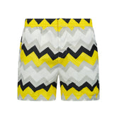 MISSONI ZIG ZAG SWIM SHORTS WHITE / YELLOW