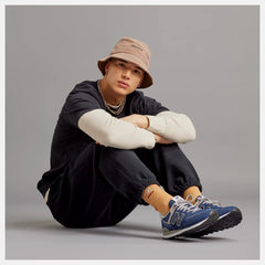 Men's Wide Fit New Balance ML574EVN Walking/Running Trainers - Exclusive - Navy ENCAP Width 4E
