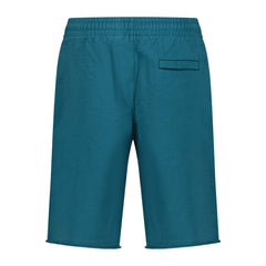 OFF-WHITE COTTON SWEAT SHORTS DUCK GREEN