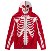 LRG Dead Serious Zip Up Hoodie '21 Red (WORN)