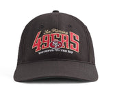 Kith x NFL x '47 Brand San Francisco 49ers Wool Blend Franchise Cap Black