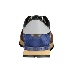 VALENTINO BROWN & BLUE ROCKRUNNER TRAINERS