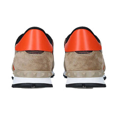 VALENTINO MESH ROCKRUNNER TRAINERS DESERT ORANGE & BEIGE