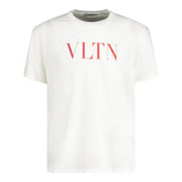 VALENTINO VLTN Red Logo T-Shirt White