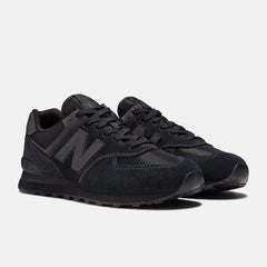 Men's Wide Fit New Balance ML574EVE Walking/Running Trainers - Exclusive - Black
