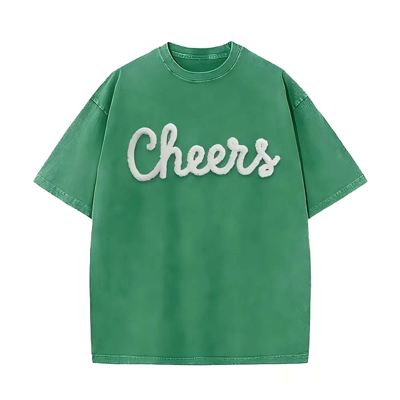 Personalized Chenille YARN EMBROIDERED Game Day Washed T-shirt