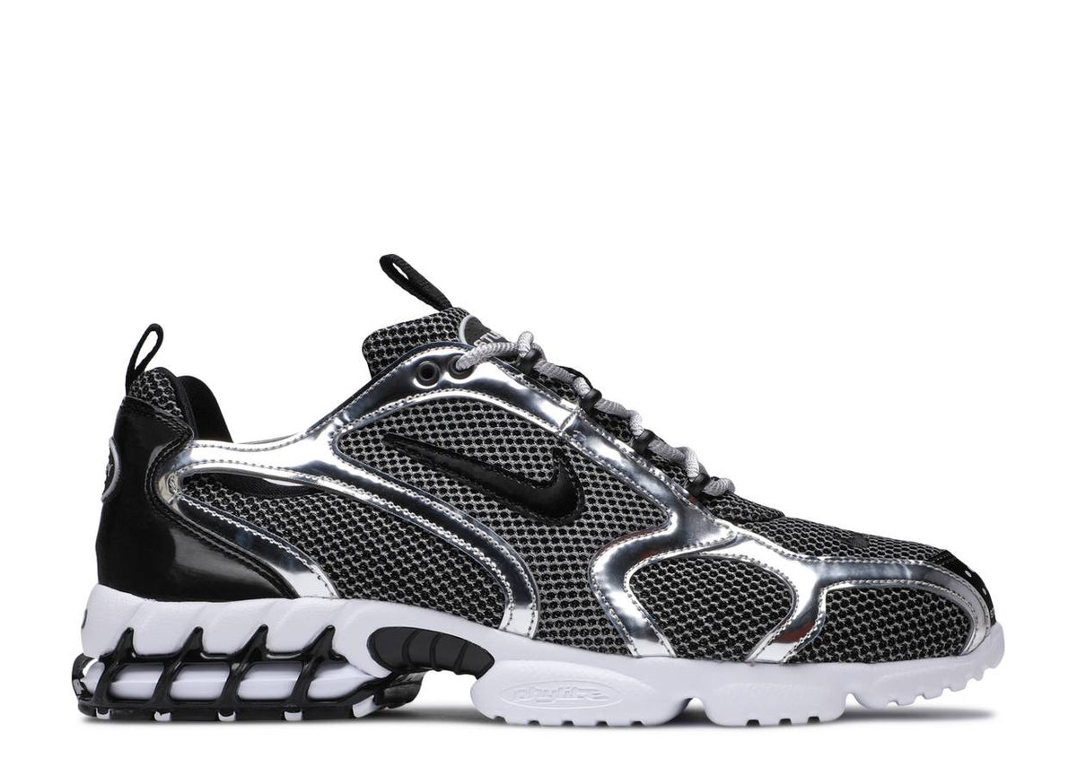 Nike Air Zoom Spiridon Cage 2 Stussy Pure Platinum (WORN)