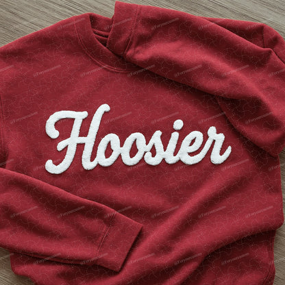 Basketball Season Custom Chenille Sweatshirt – Add Your Team Name or Game Day Text