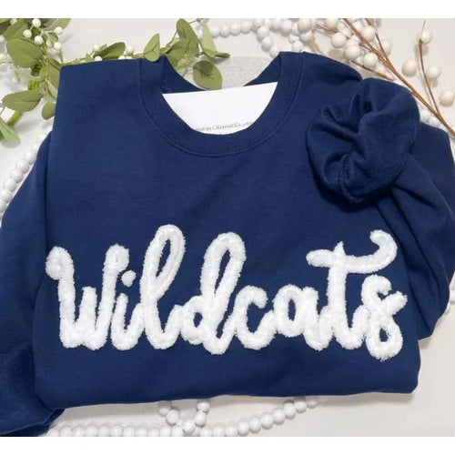 Custom Embroidered East Coast Collegiate Chenille Sweatshirt