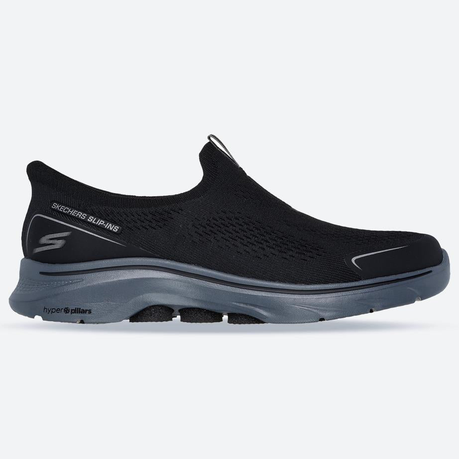Men's Wide Fit Skechers 216553 Slip-ins Go Walk 7 Easy On Evolution Trainers