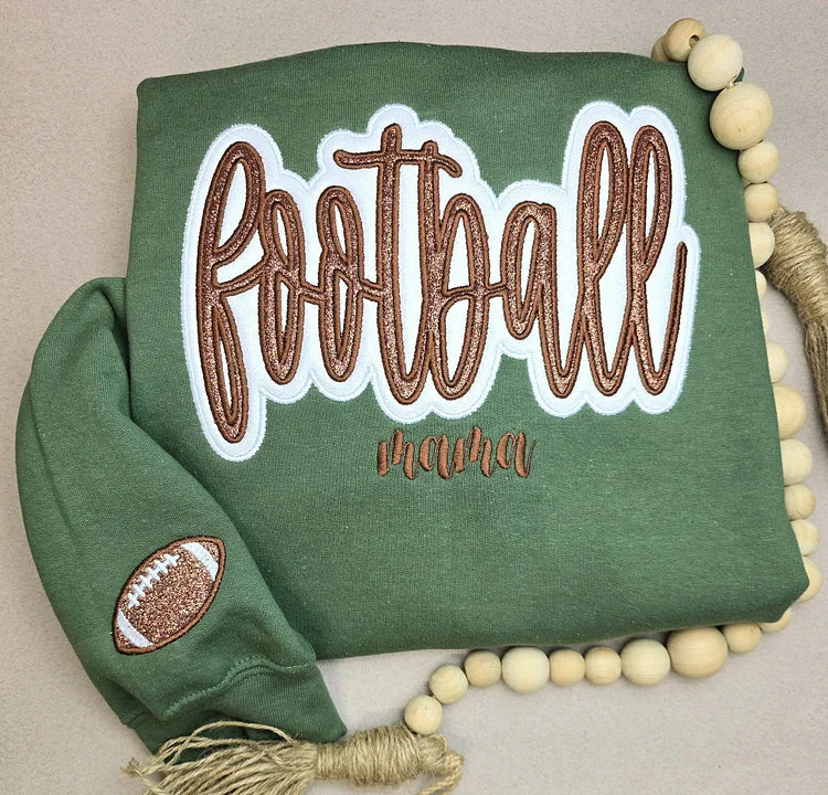 Personalized Baseball Mom Glitter Sweatshirt, Hoodie & T-Shirt