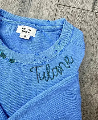 VINTAGE CUSTOM Classic Football Crewneck Sweatshirt 🏈👕