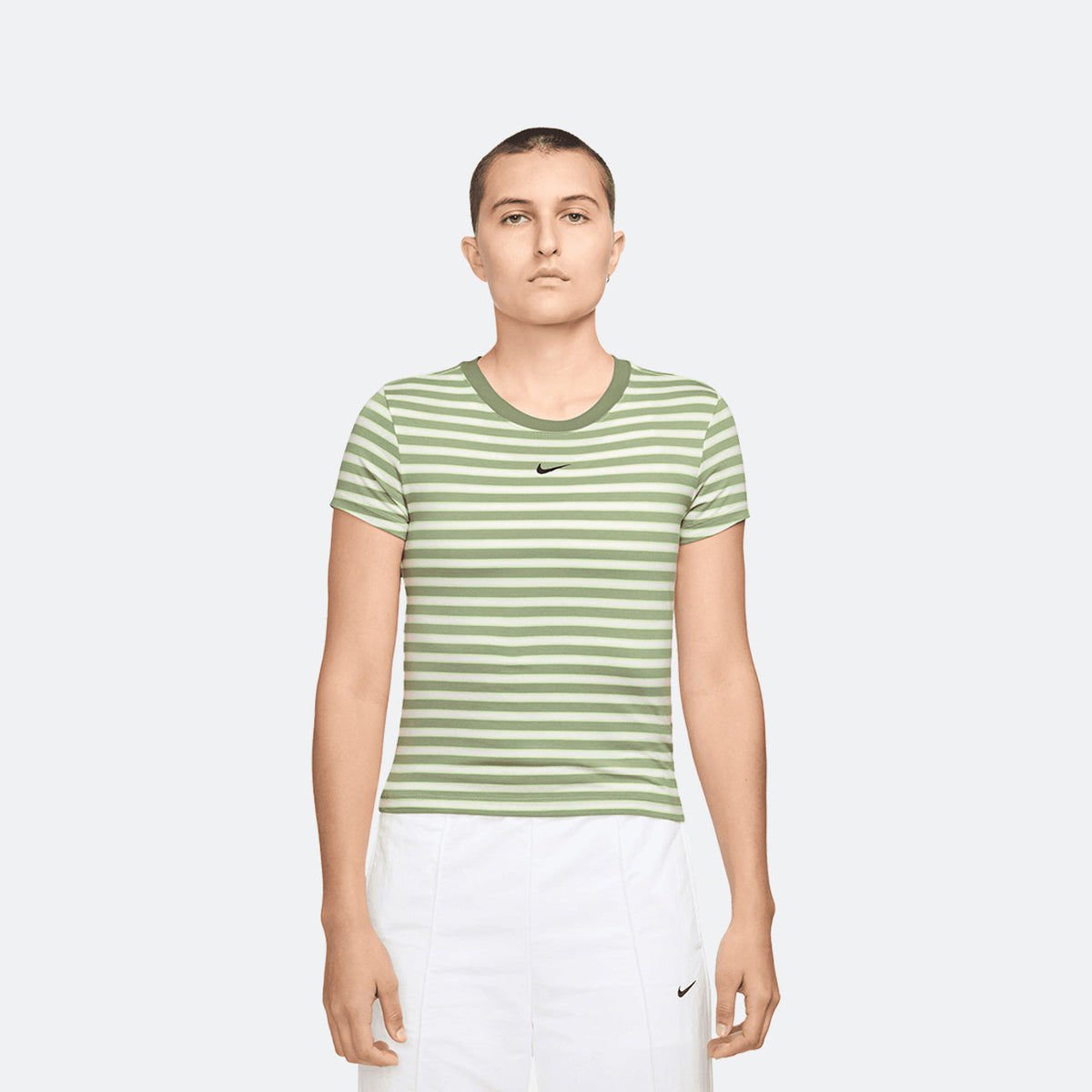 W Nike Stripped Knit Tee