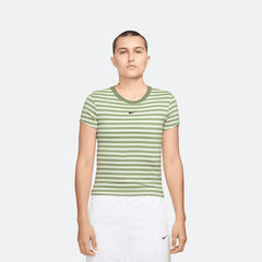W Nike Stripped Knit Tee