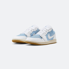 W Jordan 1 Low "Worn Blue"