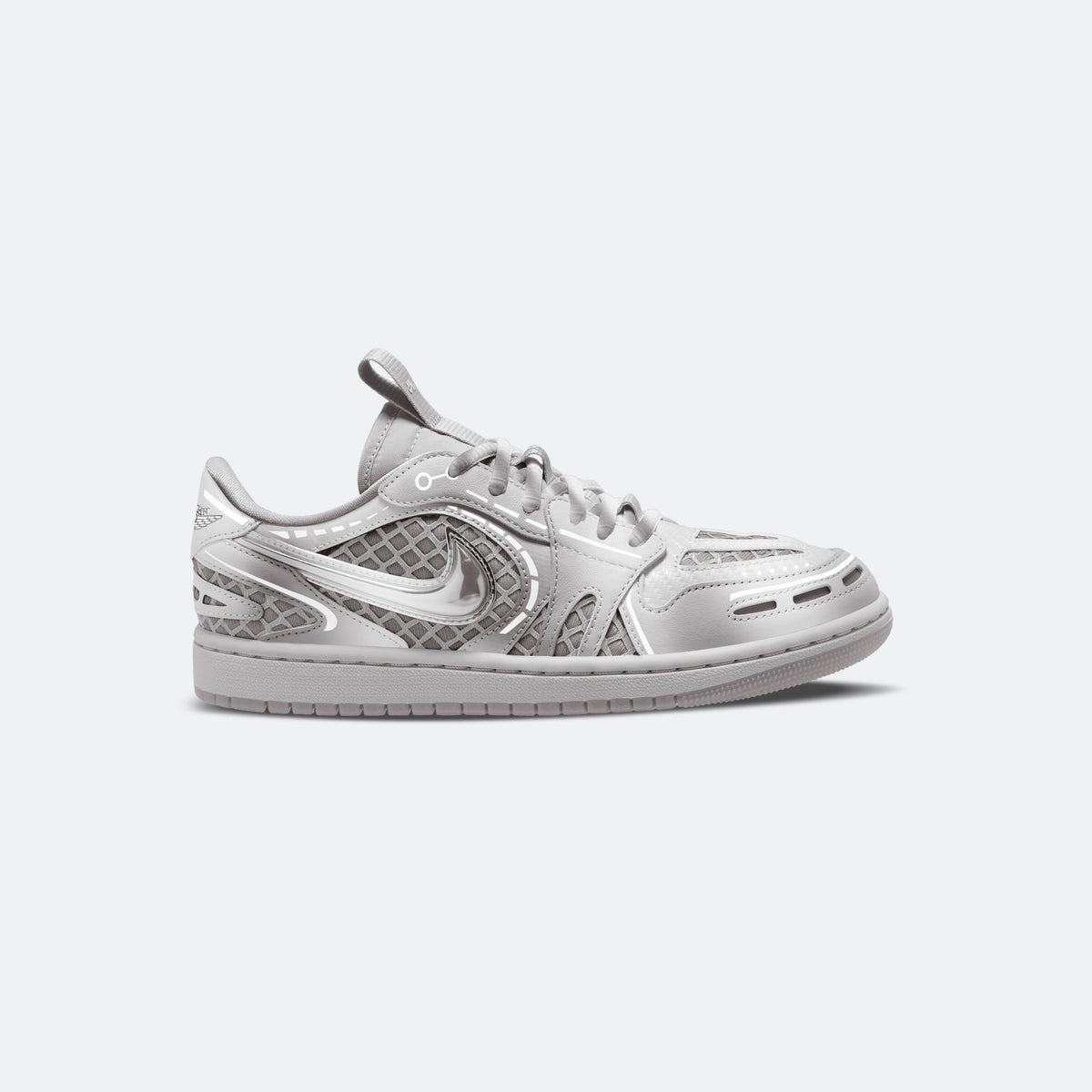 W Jordan 1 Low MM V3 "Metallic Silver"