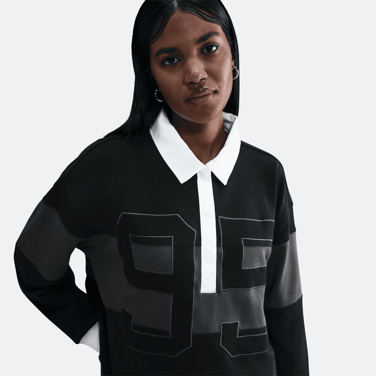 W Nike Sportswear L/S Graphic Polo Top