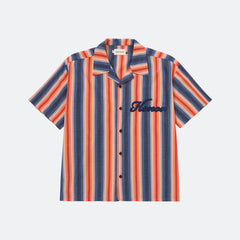 Honor The Gift Auto Shop Camp Shirt - Blue