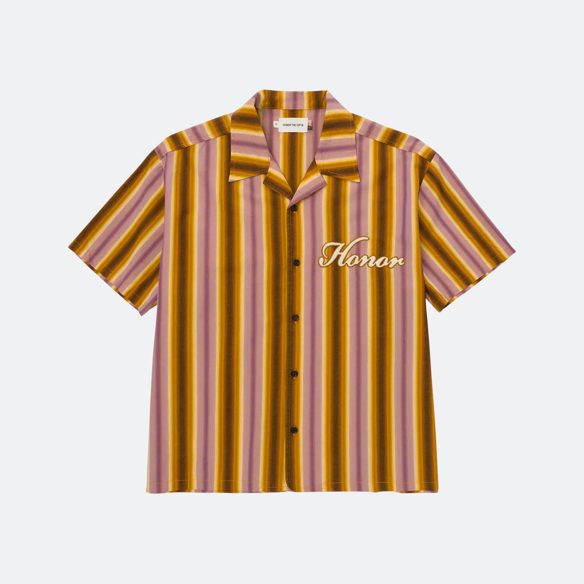 Honor The Gift Auto Shop Camp Shirt - Brown