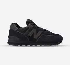 Men's Wide Fit New Balance ML574EVE Walking/Running Trainers - Exclusive - Black Width 4E